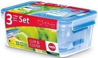 Emsa Frischhaltedosen-Set CLIP CLOSE 3D 3ERSET 508566