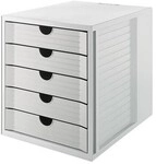 Han Schubladenbox KARMA 14508-18 5Schubf&auml;cher Recycling &ouml;ko-gr 127010480