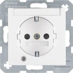 Berker SCHUKO-Steckdose pws/gl 41108989