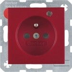 Berker Steckdose Glas rt matt 6765091915