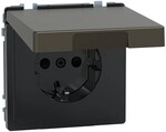 Merten SCHUKO-Steckdose moccamet MEG2314-6052