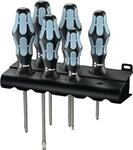 Wera Edelstahlschraubendrehersatz 2224/3350/3355/6 6-tlg.Schlitz/PH/PZD