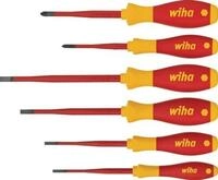 Wiha Schraubendrehersatz 3201 K6 6-tlg.Schlitz/PH slim fix VDE 35389
