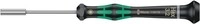 Wera Elektronikersteckschl&uuml;ssel 2069 Au&szlig;en-6-kant SW3,2mm Klingen-L.60mm rd.