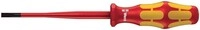 Wera Schraubendreher 160 iSS VDE Schlitz Klingen-B4xDicke0,8xL100mm Griff-L.81mm