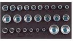 Gedore Werkzeugmodul 1500 CT1-19 26-tlg.1/3-Modul Steckschl&uuml;.1/2 Zoll GEDORE