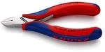 Knipex Elektronikseitenschneider L.115mm Form 1 Facette ja 2K-H&uuml;lle spiegelpol.