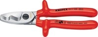 Knipex Kabelschere L.200mm Kopf verchr.VDE tauchisol. Knipex-Werk 95 17 200