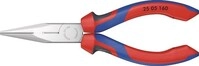 Knipex Flachrundzange L.160mm flach/rund ger.Mehrkomp.-H&uuml;llen Knipex-Werk