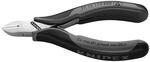 Knipex Elektronikseitenschneider L.115mm Form 2 Facette nein spiegelpol.
