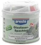 6 Stk. Presto 2K-Glasfaserspachtel grau-gr&uuml;n,H&auml;rter rot 250g Dose 601013