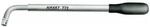 Hazet Radmutternschl&uuml;ssel 722 12,5 mm(1/2 Zoll) L.min.303mm L.max.535mm HAZET