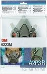 3M 7000061552, 3M Deutschland Maskenset Gase D&auml;mpfe 6223M (VE4) 7000061552,
