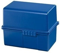 Han Karteikasten 976-14 DIN A6 quer max. 400Karten PS blau 141250250