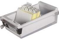 Han Karteikasten 967-S-631 DIN A7 max. 800Karten PS lichtgrau 141026281