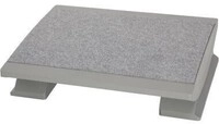 Maul Fu&szlig;st&uuml;tze ergonomisch 9022585 45x39cm Kunststoff grau 191016600