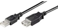 Goobay USB Verl&auml;ngerungskabel 68903 USB 2.0 1,8m A-Stecker/A-Buchse sw