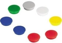 Franken Magnet HM20 99 rund 24mm sortiert 10 St./Pack. Franken Plastik 152042899