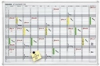 Franken Jahresplaner JetKalender JK703 90x60cm 12Monate wei&szlig; Franken Plastik