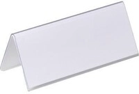 Durable Tischnamensschild 805019 150x61/122mm tr 25 St./Pack. 124231300