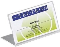 Durable Tischnamensschild 805519 100x52mm Acryl tr 10 St./Pack. 124232000