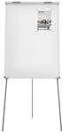 Magnetoplan Flipchart Schreibfl&auml;che B680xH1045mm wei&szlig; h&ouml;henv.b.1,85m 1226966