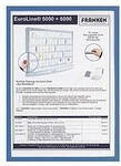Franken Dokumentenhalter ITSA3M 03 DIN A3 0,32mm mag. blau Franken Plastik
