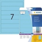 Herma Ordneretikett 5093 kurz/schmal sk blau 140 St./Pack. 129245450