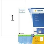 Herma Etikett PREMIUM 4458 200x297mm wei&szlig; 100 St./Pack. 129239301