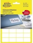 Avery Zweckform Vielzwecketikett 3319 29x18mm wei&szlig; 960 St./Pack. 129012600