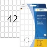 Herma Vielzwecketikett 2380 16x22mm Papier wei&szlig; 1.344 St./Pack. 120083801
