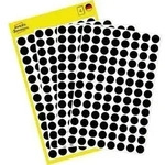 Avery Zweckform Markierungspunkt 3009 8mm schwarz 416 St./Pack. 129006690