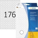 Herma Markierungspunkt 2210 8mm Papier wei&szlig; 5.632 St./Pack. 116013101
