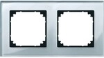 Merten Rahmen Glas 2f.diam/si 489260