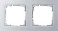 Gira Abdeckrahmen 2f.alu 021225