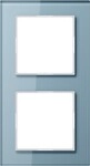 Jung Glasrahmen 2-fach bl/gr AC 582 GL BLGR AC582GLBLGR