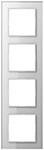 Jung Glasrahmen 4-fach aws AC 584 GL WW AC584GLWW