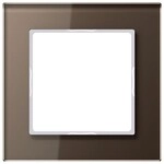 Jung Glasrahmen 1fach mokka AC 581 GL MO AC581GLMO