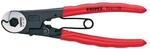 Knipex Bowdenzugschneider Gesamt-L.150mm Drahtseil-&Oslash; 3mm pol.Ku.-&Uuml;berzug