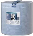 Tork Putztuch 130050 L.ca.510 mxB.ca.369mm blau 2-lagig,Hybrid Rl.