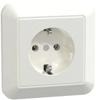 Merten SCHUKO-Steckdose pws/gl MEG2401-1019
