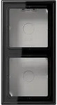 Jung AP-Kappe 2-fach sw LS 582 A SW LS582ASW