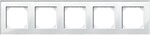 Merten Rahmen Glas 5f.bril/ws 489519