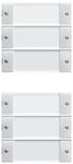 Gira Wippenset 6-fach rws/gl 213603
