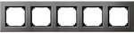 Merten Metallrahmen 5f.rho/gr 475514