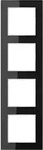 Jung Glasrahmen 4-fach sw AC 584 GL SW AC584GLSW