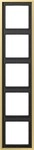 Jung Rahmen 5fach Mess/clas ME 2985 C ME2985C