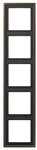 Jung Rahmen 5fach Mess/antik ME 2985 AT ME2985AT