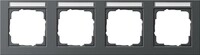Gira Abdeckrahmen 4f. anth 109423