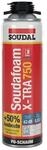 12 Stk. Soudal 1K-Pistolenschaum SOUDAFOAM X-TRA 750 500 ml B2 grau